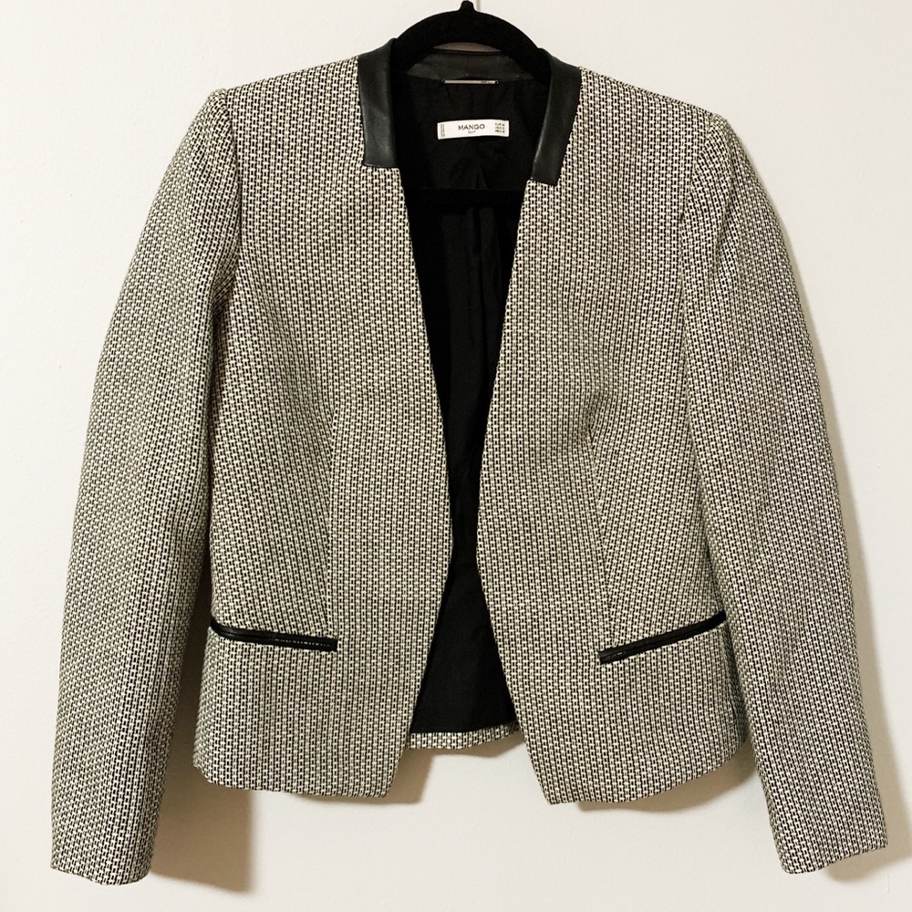 Mango Tweed Blazer